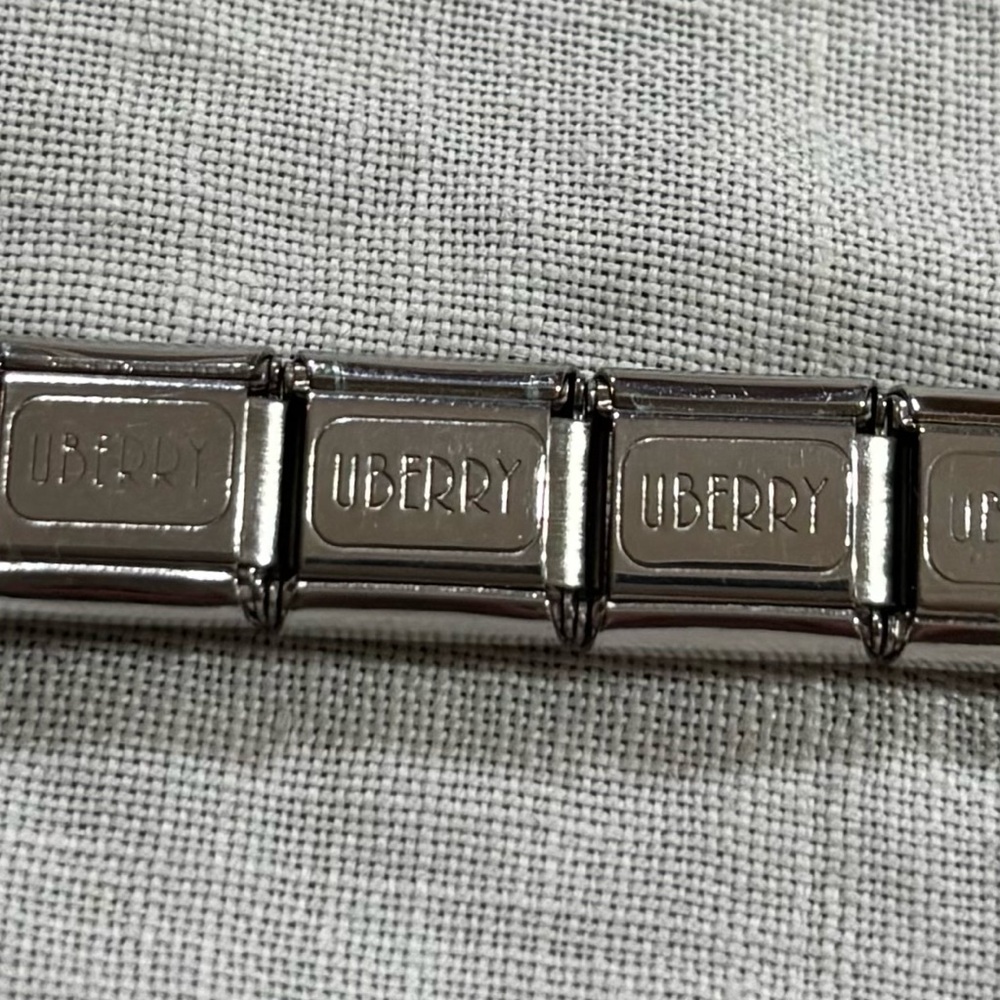 Y2K Uberry Italian Bracelet Butterfly Charm with Silver Accents NWOT (10 Avail) - Picture 6 of 6